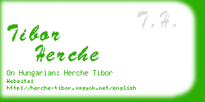 tibor herche business card